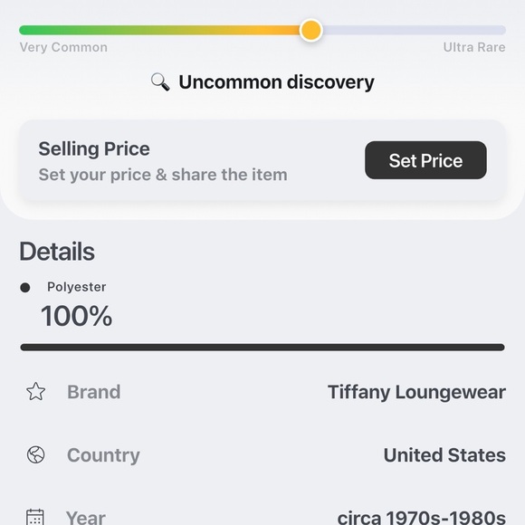 Vintage Tiffany & Co. Light Turquoise Loungewear Top with Blue Embroidered Label - Picture 6 of 8